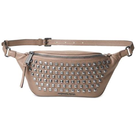 michael kors rhea zip pyramid stud belt bag|Michael Kors .